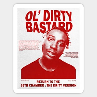 Ol’ Dirty Bastard 36TH Chamber Sticker